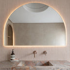 Santander Arch | Elegant LED Bathroom Mirror with Bluetooth Features 2