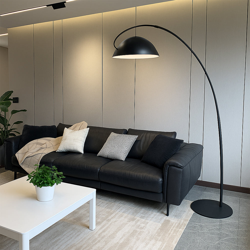 ScandiArc | Elegant Modern Arc Floor Lamp for Living Room Decor 0