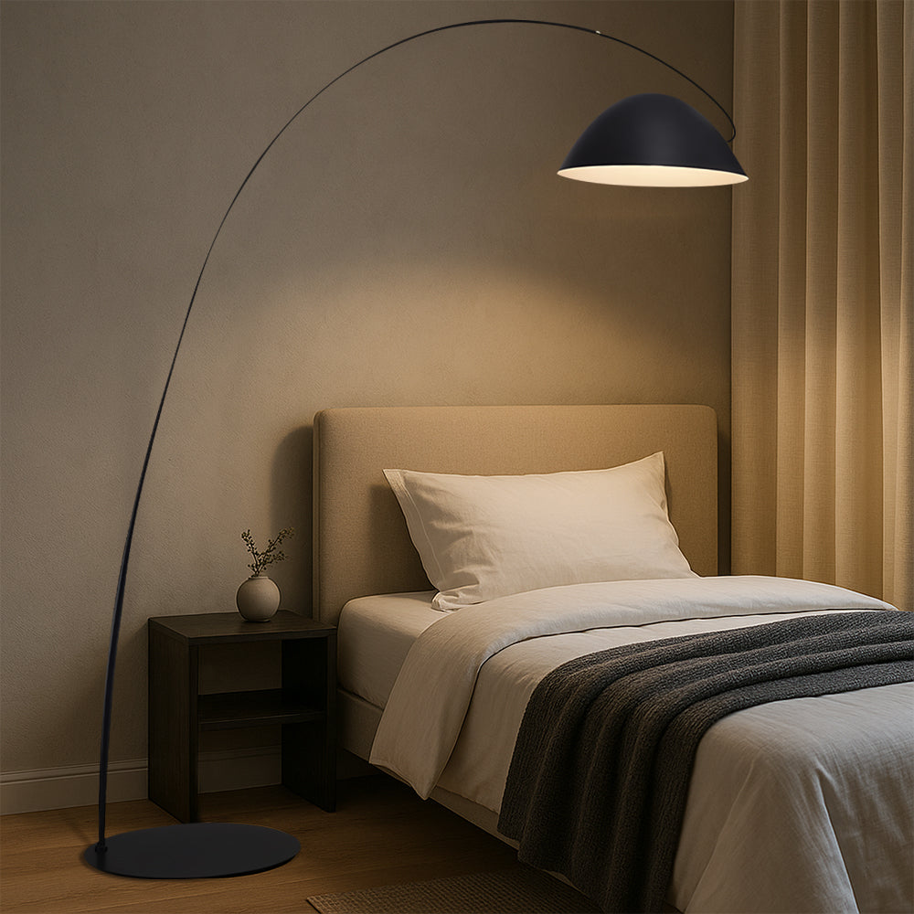 ScandiArc | Elegant Modern Arc Floor Lamp for Living Room Decor 2