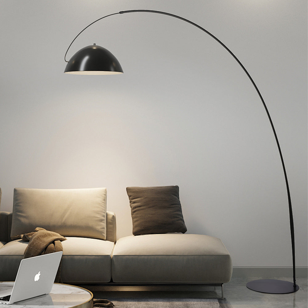 ScandiArc | Elegant Modern Arc Floor Lamp for Living Room Decor 5