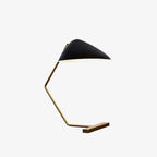 Sculptural Metal Shade | Elegant Modern Mid-Century Table Lamp for Living Room 8