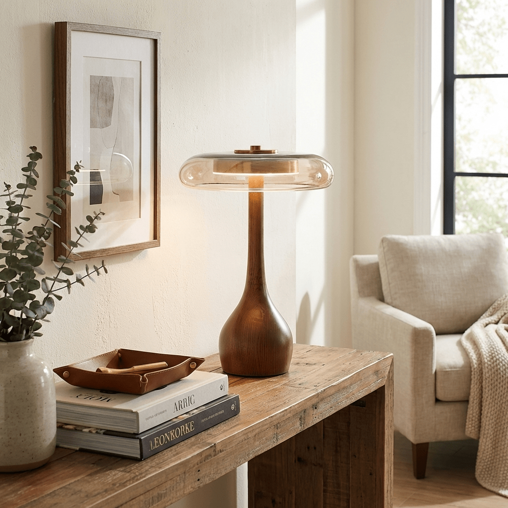 Sienna | Elegant Modern Table Lamp for Bedside or Living Room Use 4