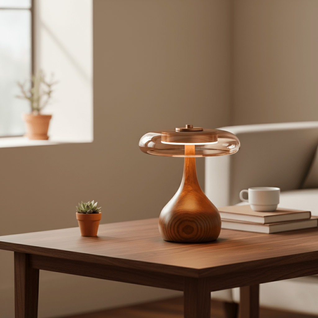 Sienna | Elegant Modern Table Lamp for Bedside or Living Room Use 8