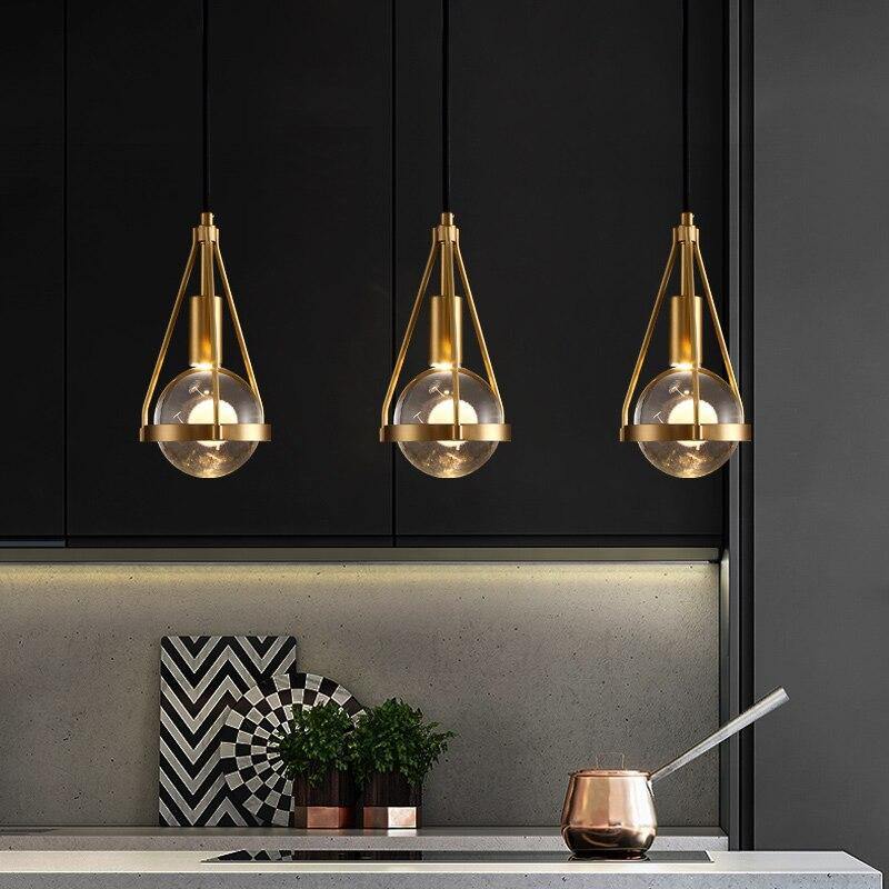 SolaraSphere | Elegant Eco-Friendly Glass Pendant Light Fixture 0