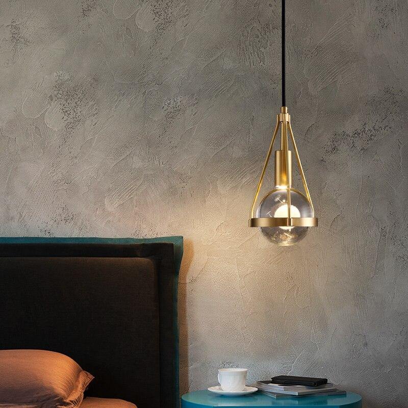 SolaraSphere | Elegant Eco-Friendly Glass Pendant Light Fixture 2