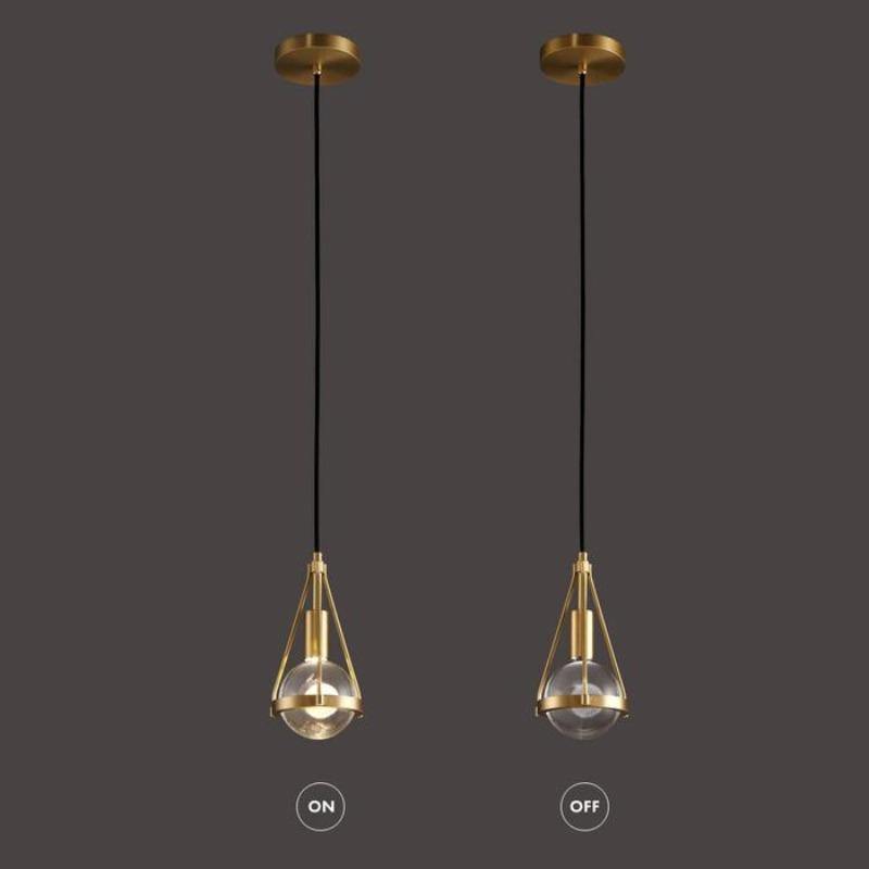 SolaraSphere | Elegant Eco-Friendly Glass Pendant Light Fixture 3