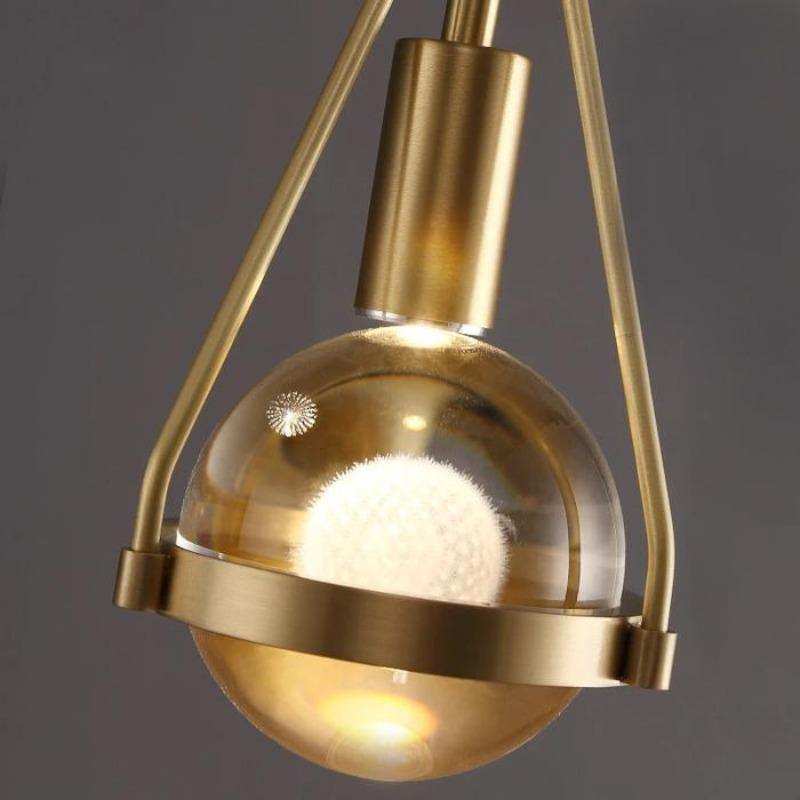SolaraSphere | Elegant Eco-Friendly Glass Pendant Light Fixture 4