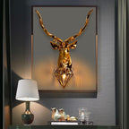 SylvanGlow | Enchanting Gold Metal Wall Sconce Lighting Fixture 2