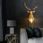 SylvanGlow | Enchanting Gold Metal Wall Sconce Lighting Fixture 3