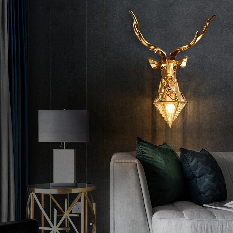 SylvanGlow | Enchanting Gold Metal Wall Sconce Lighting Fixture 3