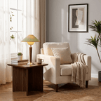 Talonwood | Elegant Modern Wooden Table Lamp for Bedside or Living Room 4