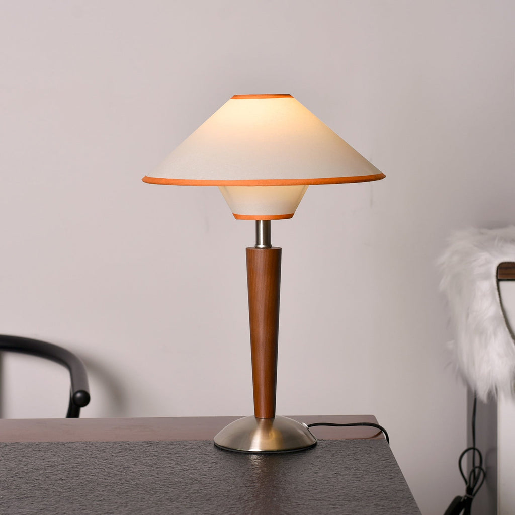 Talonwood | Elegant Modern Wooden Table Lamp for Bedside or Living Room 7