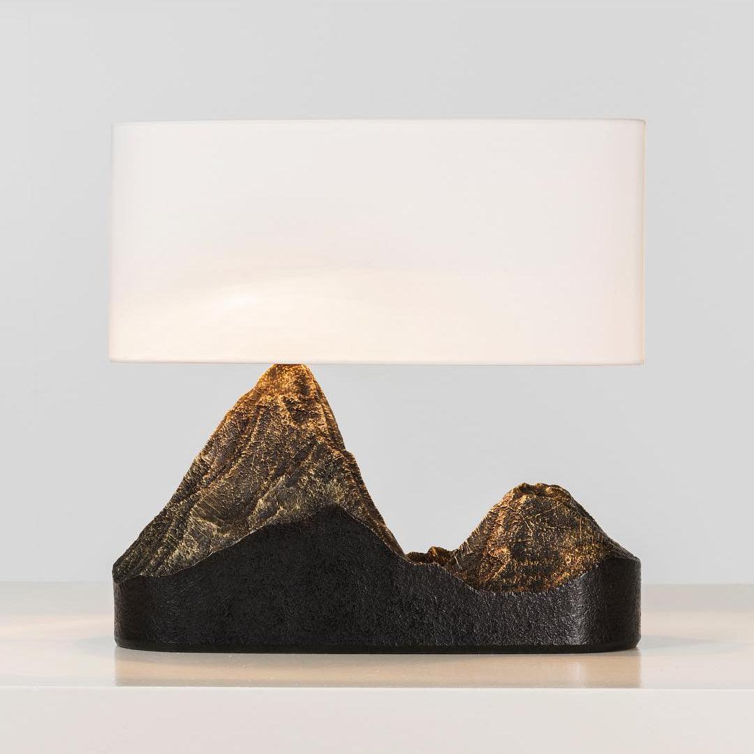TerraGlow | Elegant Artistic Resin Table Lamp for Living Room Decor 0
