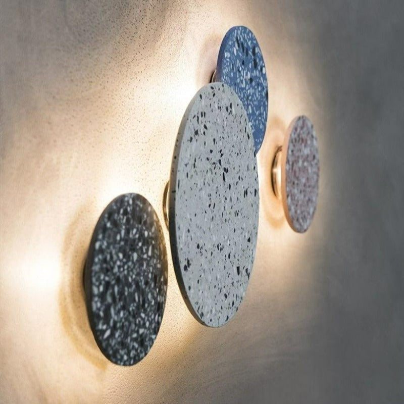 TerraLuxe | Stylish Rustic Terrazzo Wall Light Fixture for Modern Interiors 1