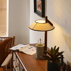 Vakkerlight | Elegant Minimalist Wood and Cement Table Lamp 3