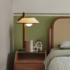 Vakkerlight | Elegant Minimalist Wood and Cement Table Lamp 7