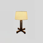 Vakkerlight | Stylish Compact Wood Finish Bedside Table Lamp 0