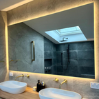Venetian Glow | Elegant Smart LED Bathroom Mirror with Bluetooth Lights 4