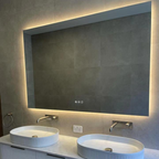 Venetian Glow | Elegant Smart LED Bathroom Mirror with Bluetooth Lights 6