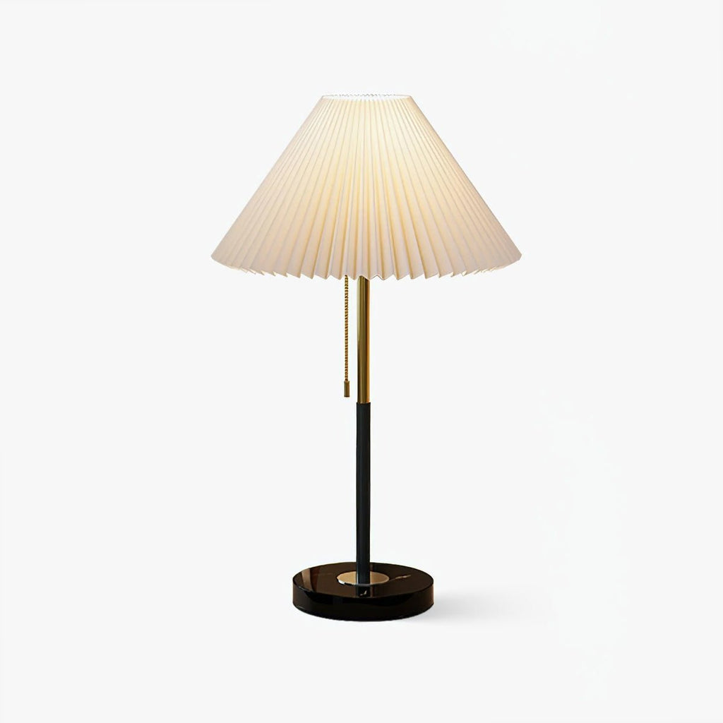 Vibrant Waxed Fabric | Modern Stylish Table Lamp with Marble Base 1