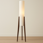 Walnut Elegance | Modern Natural Wood Floor Lamp for Living Room 0