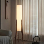 Walnut Elegance | Modern Natural Wood Floor Lamp for Living Room 3