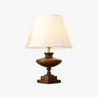 Walnut Elegance | Stylish Modern Wooden Table Lamp for Living Room 1