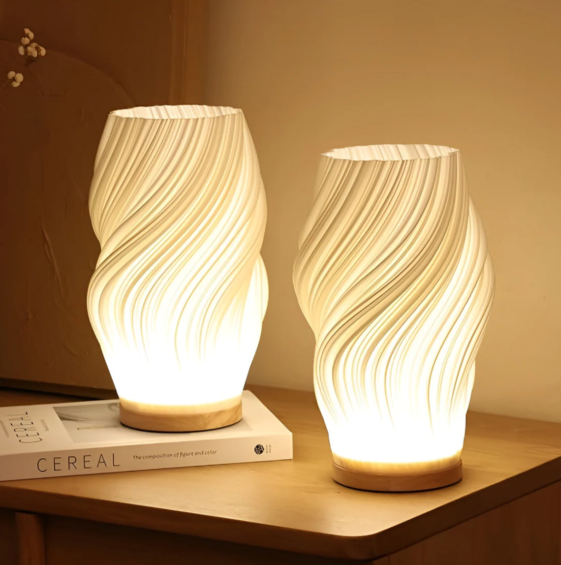 WaveLight | Elegant Dimmable Modern Table Lamp for Bedside & Living Room 3