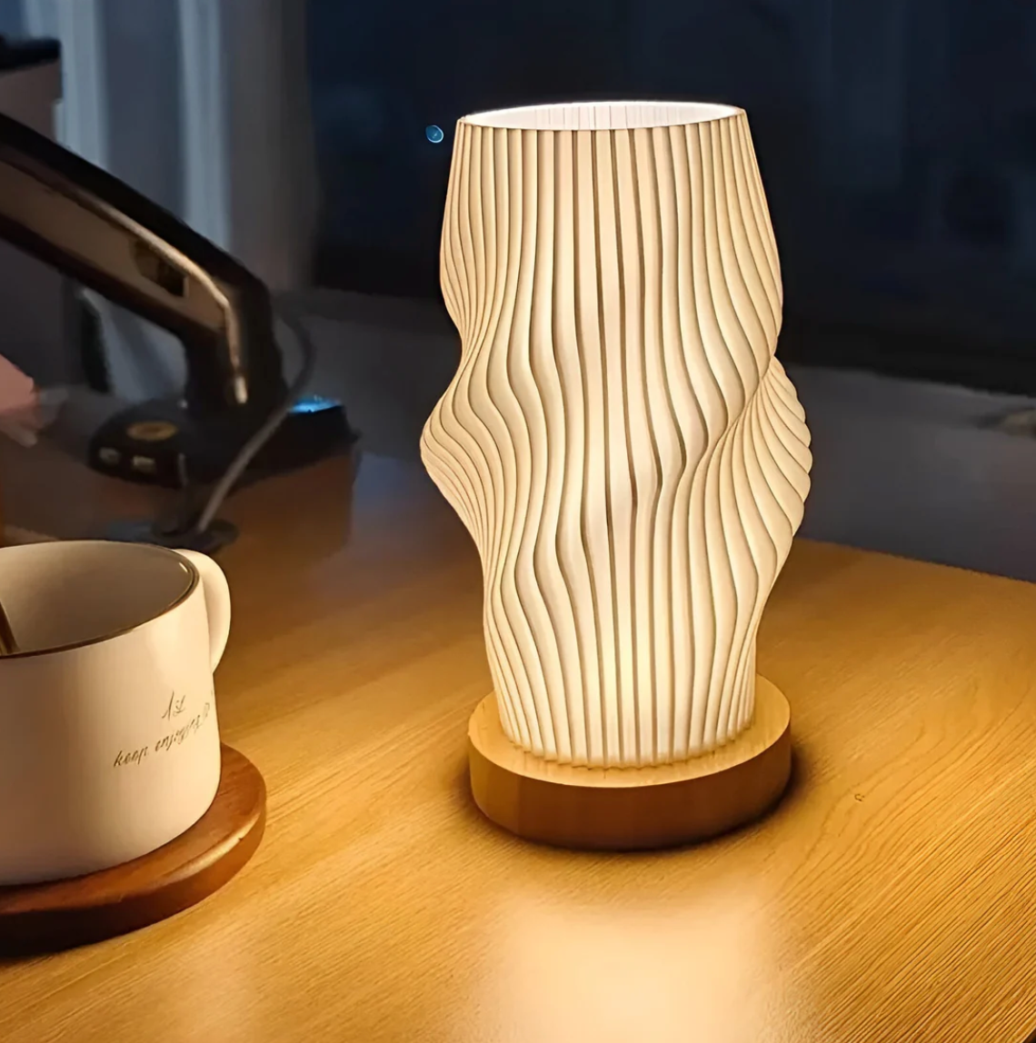 WaveLight | Elegant Dimmable Modern Table Lamp for Bedside & Living Room 5