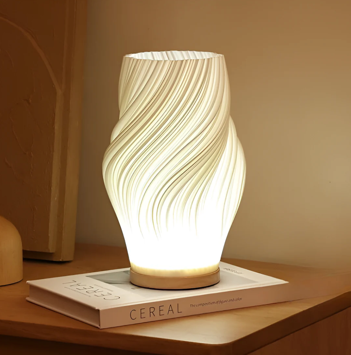 WaveLight | Elegant Dimmable Modern Table Lamp for Bedside & Living Room 6