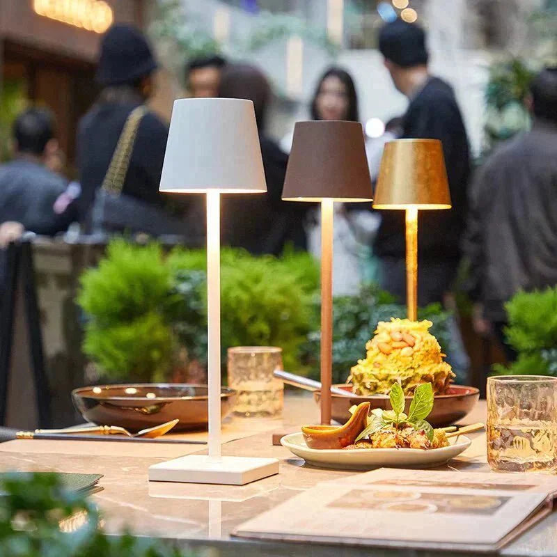 Lumi Touch LED Lamp | Cordless Table Light, 3-Color Modes